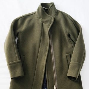J. Crew Stadium Cloth Cocoon Coat Size 0